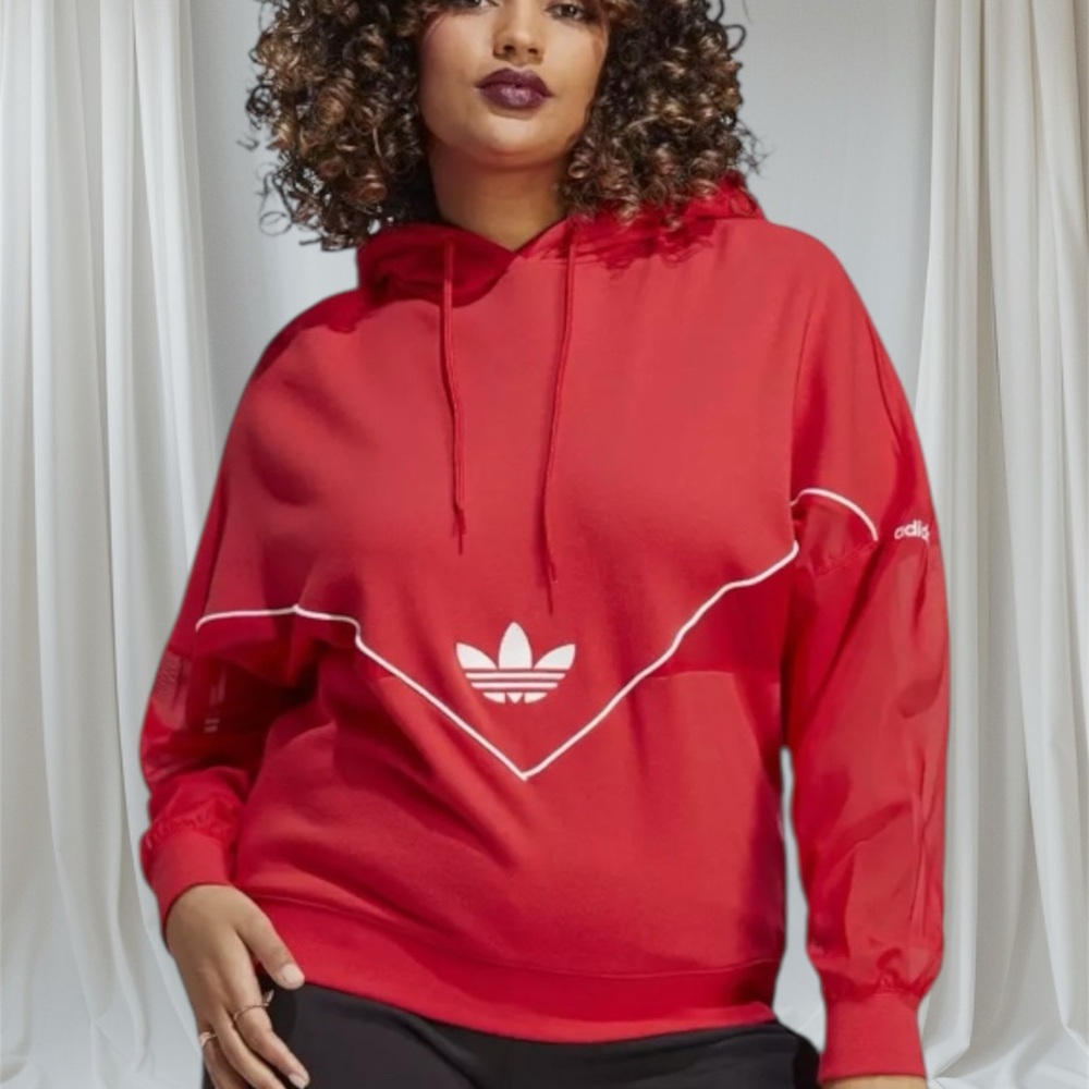 Adidas Women's Bold Red Hoodie